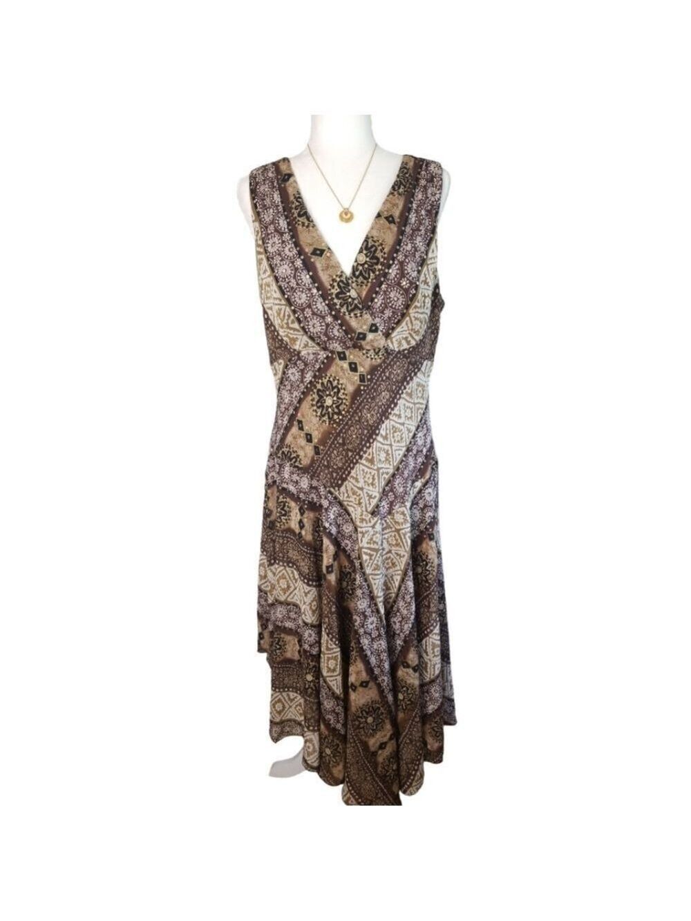 Rabbit Rabbit Rabbit Mid V-Neck Sleeveless Dress Size 16 - Picture 7 of 7